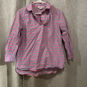 Vineyard vines like new half button up blouse